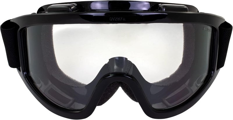 Global Vision Windshield Padded Motorcycle Riding Goggles with Clear & Smoke Lenses - Image 3