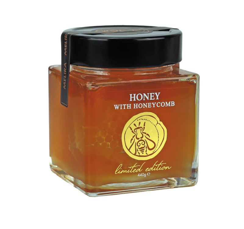 Melira Wild flowers honey with honeycomb 440g