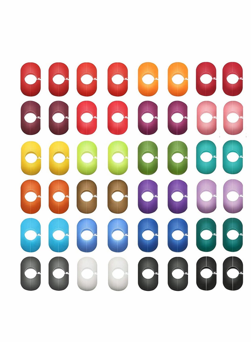 Excefore Glass Charms Markers Drink Markers, 48 Pcs Colorful markers Silicone Drink Markers  - Image 1