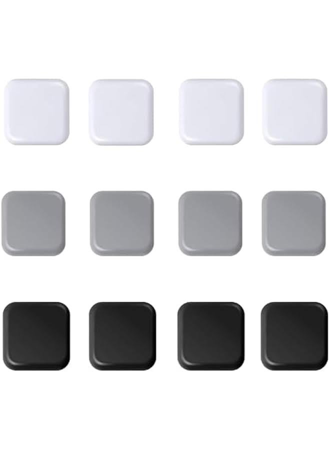 12 Door Stoppers Wall Protector Soft Silic Self Adhesive Crash Pad Door Knob Guard Shield Thickened Door Handle perSuitable for Home Office Walls - Image 1