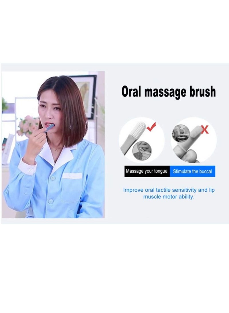 SYOSI Pack of 5 Mouth Exerciser Oral Sensory Therapy Tool Tongue Trainer Kit Silicone Oral Lips Muscle Training Device Recovery Massager  - Image 4