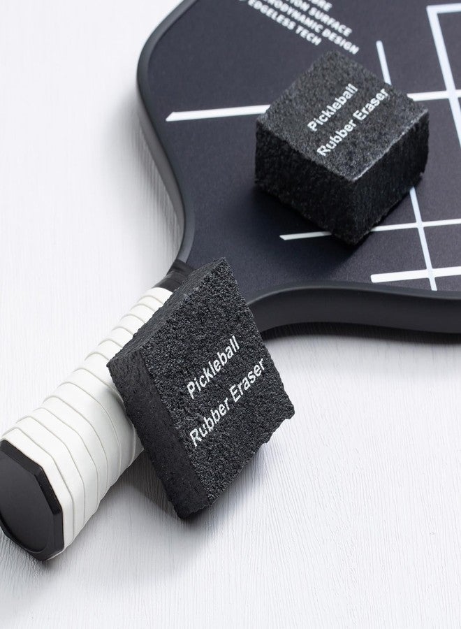 JIANFA Pickleball Paddle Eraser with Free Overgrip, Best Carbon Fiber Pickle Ball Racket Cleaner, Fast & Easy Rubber Bar to Remove Ball Residue, Dirt, & Minor Scrapes, Scratches (3PCS) - Image 5