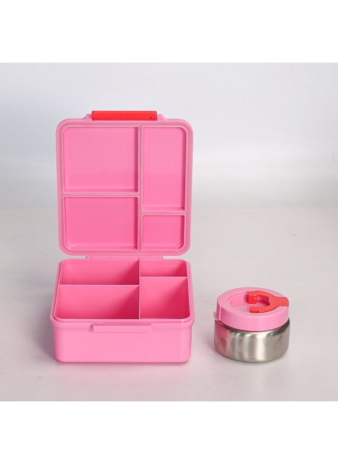 TINY WHEEL Tiny Wheel baby lunch box - TinyBite Pink Girl  - Image 3