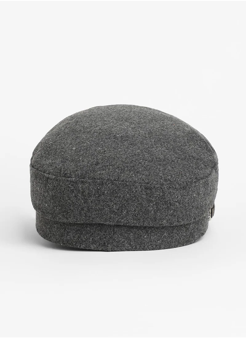 Haute Sauce Chain-Lined Bakerboy Cap - Charcoal Grey