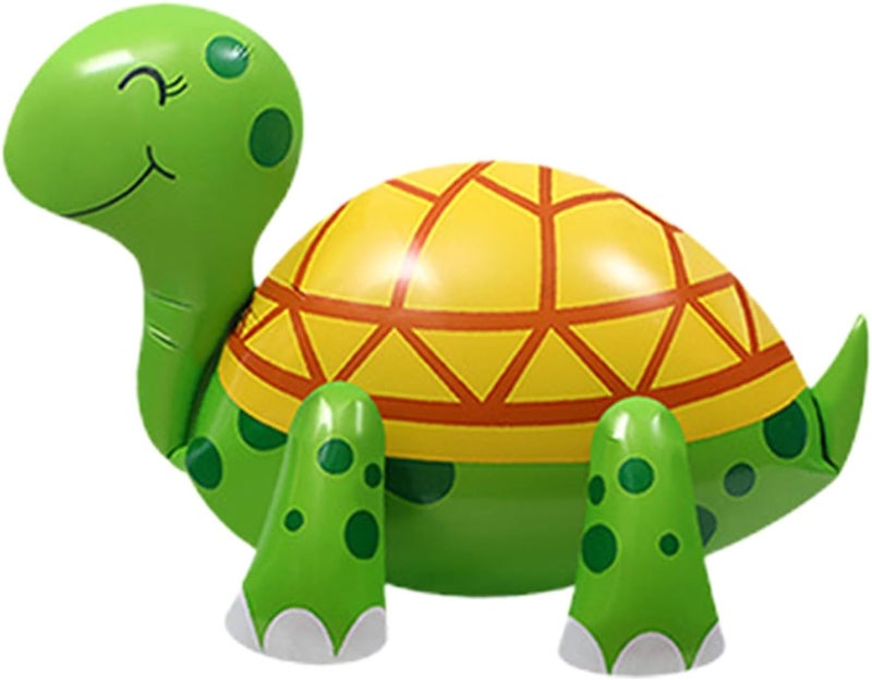 4D Walking Turtle Foil – Colorful Smiling Sea Turtle, Sturdy Lightweight Construction, Cute Decorative Design | Animal Zoo Theme Decoration for Birthday Party Shower Fun Celebration Kids Event - Image 1
