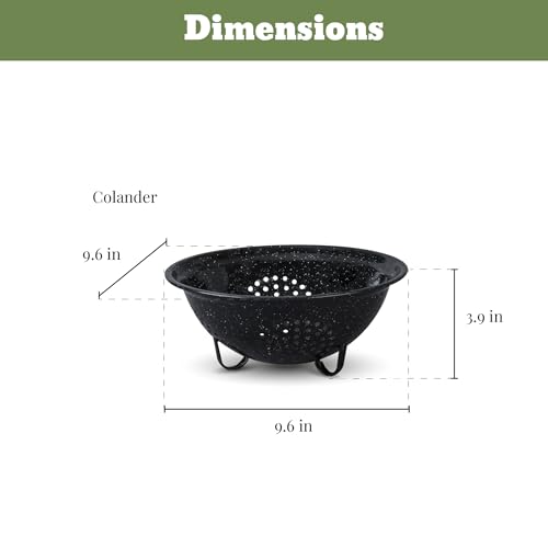 Granite Ware 9 Piece Enamelware Water bath Canning Pot with Canning kit, Colander and Rack. Canning Supplies Starter Kit. - Image 4