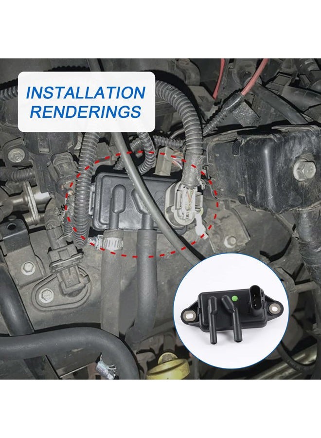CARMOCAR EGR Exhaust Gas Recirculation Pressure Feedback Sensor replacement for Ford Lincoln Mazda Mercury Replaces DPFE15 EPS4 - Image 5