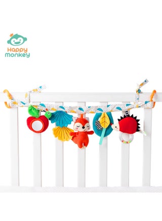 Happy Monkey Baby Lathe Ornaments Stroller Pendant Newborn Early Education Plush Soothing Toy-Color:Soft Crossbar-Forest - pzsku/Z52959BB99A748A7C2B23Z/45/1745923618/54089681-3f3a-47e5-8cf9-94cb32c6d79a