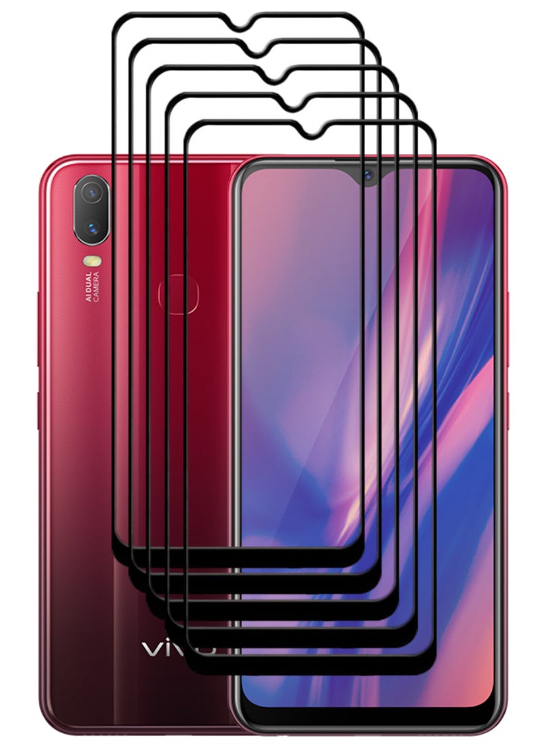 ACLIX 5 Pieces Antistatic ESD Dustproof Premium Quality High Definition Tempered Glass Screen Protector Designed For vivo Y11 (2019) - Image 1