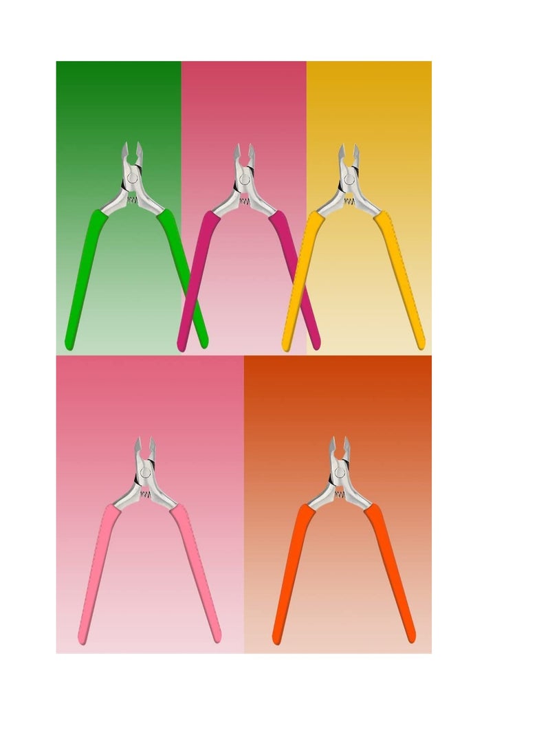 Professional Cuticle Trimmer Remover Tools, Stainless Steel with Non-Slip Silicone Handle, Ideal for Dry Skin Care - Image 4