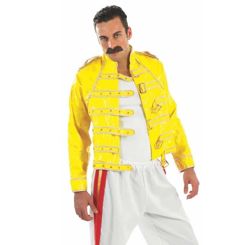 fun shack 80s Rock Costume for Men, Rocker Outfit, 80s Band Attire, Mens Singer Costume, Retro Rocker Look, Medium - Image 5