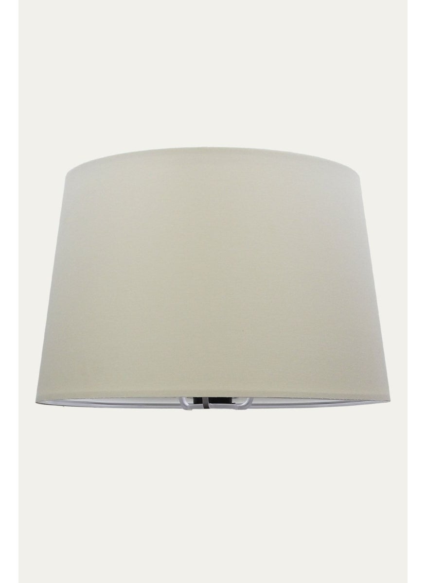 Moda35. Cream Floor Lamp Head Diameter 35 cm Conical Fabric LB842 