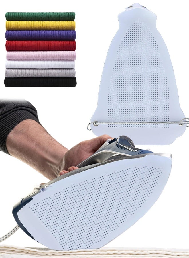 Ironing Protective Cover for Clothes, Steam Iron Soleplate Protector Pad for Garment Fabric Protection, Anti-Burn Mesh Cover - Image 1