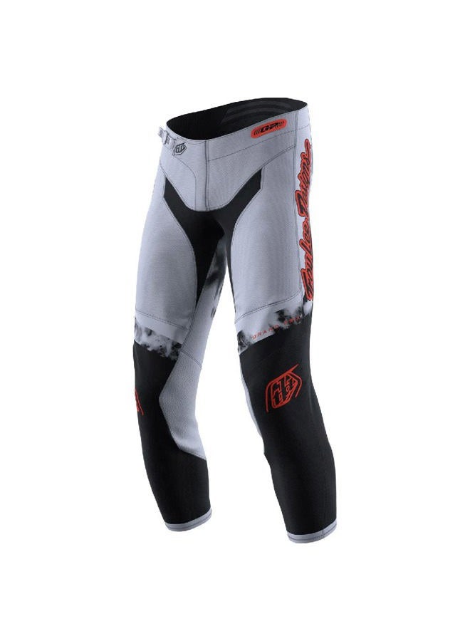 Troy Lee Designs TLD Troy Lee Designs Offroad Motocross Dirt Bike ATV Motorcycle Powersports Racing Pants for Boys Girls, Youth GP (Astro Light Gray/Orange, 24) - Image 1