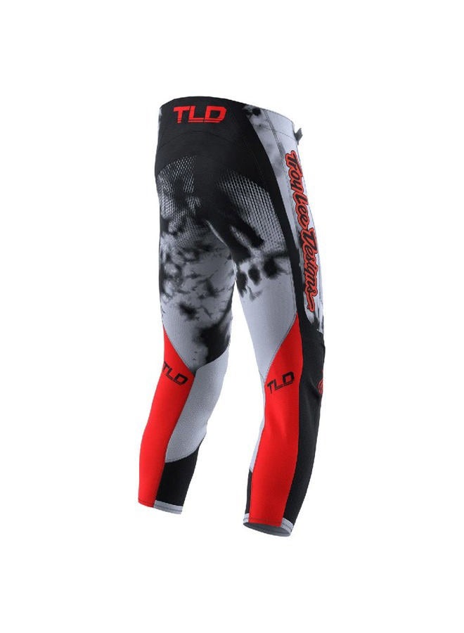 Troy Lee Designs TLD Troy Lee Designs Offroad Motocross Dirt Bike ATV Motorcycle Powersports Racing Pants for Boys Girls, Youth GP (Astro Light Gray/Orange, 24) - Image 2
