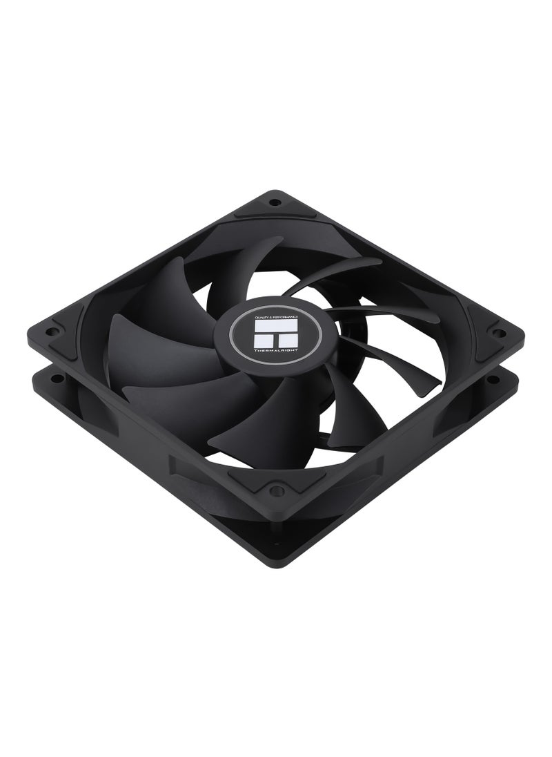 ثيرمالرايت مروحة وحدة المعالجة المركزية Thermalright TL-C12C (أسود)  - Image 4