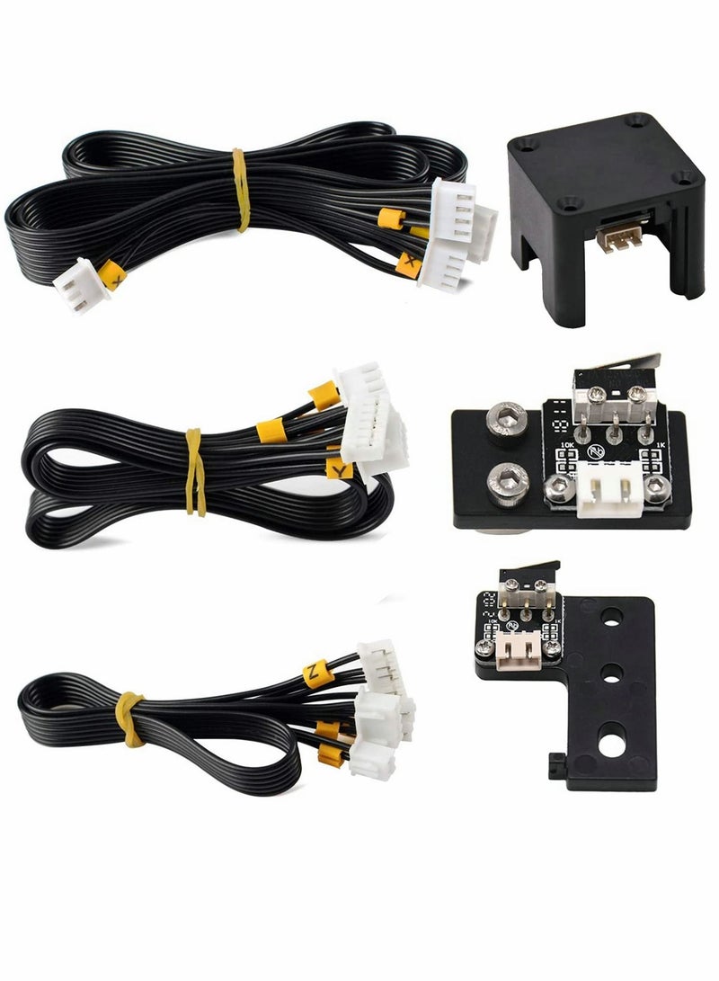 Stepper Motor Line Limit Switch Set, 3 Pcs X Y Z Axis Stepper Motor Line, Limited Switch and Endstop Cable - Image 1