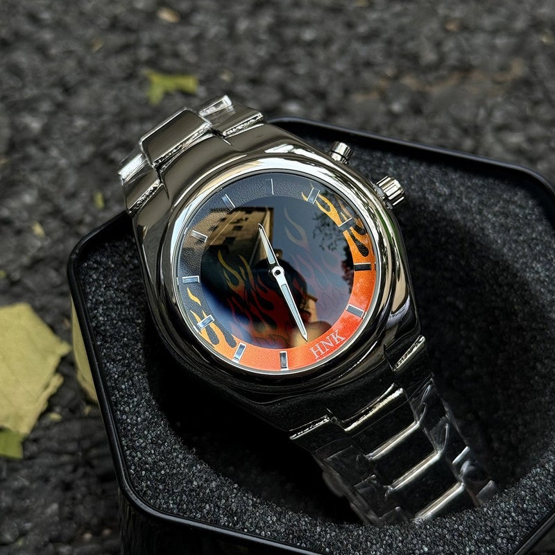 Y2K Creative Flame Men's Watch - Image 2