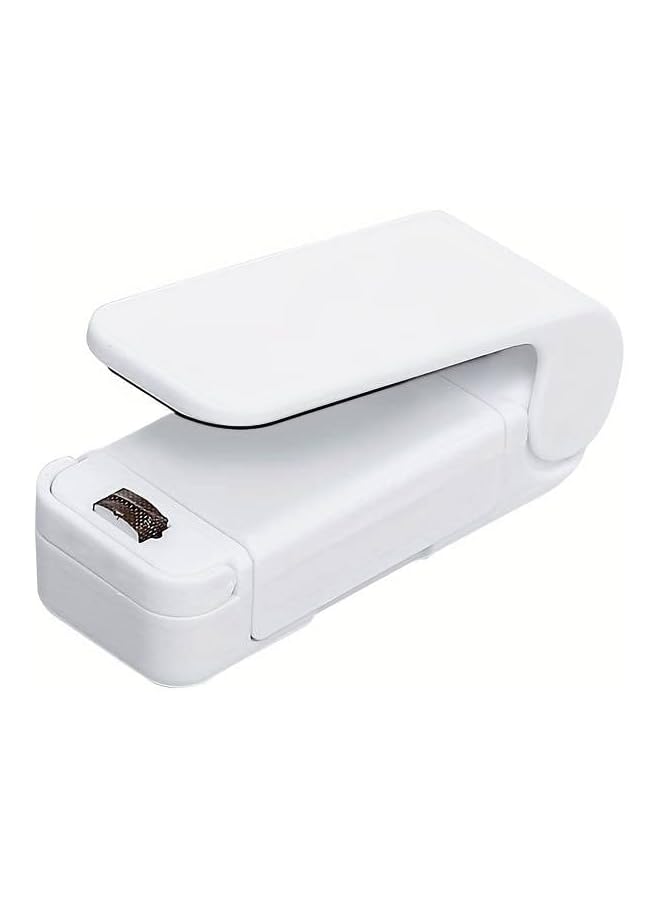 AMERTEER Mini Bag Sealer, Handheld Heat Vacuum Sealer, Portable Bag Resealer Machine For Plastic Bags Food Storage Snacks Freshness (2Xaa Batteries Included) - Image 1