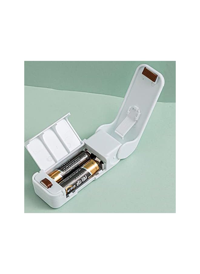 AMERTEER Mini Bag Sealer, Handheld Heat Vacuum Sealer, Portable Bag Resealer Machine For Plastic Bags Food Storage Snacks Freshness (2Xaa Batteries Included) - Image 2