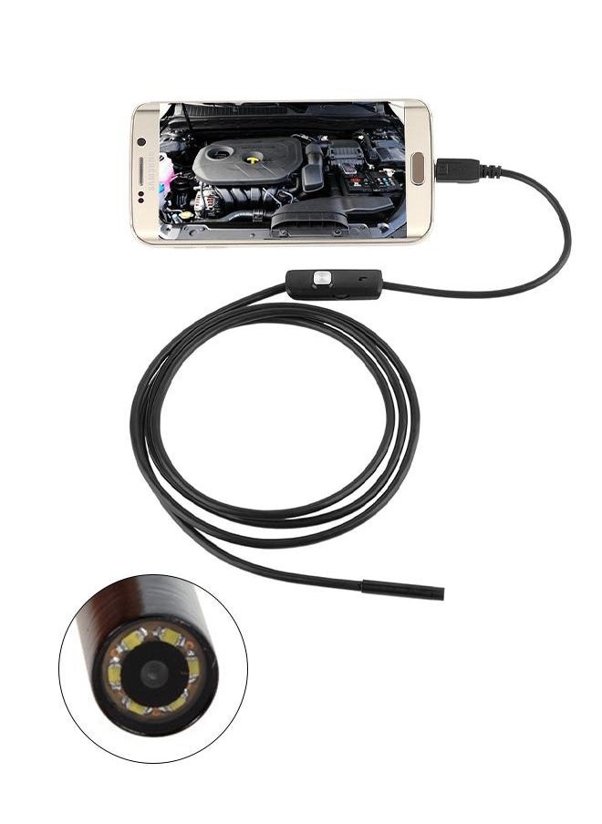 Generic Endoscope Camera with Light, 1080P HD Inspection Camera，7mm Ultra Thin IP67 Waterproof Inspection Snake Camera for Android, Flexible, Gadgets for Men (1m)  - Image 1