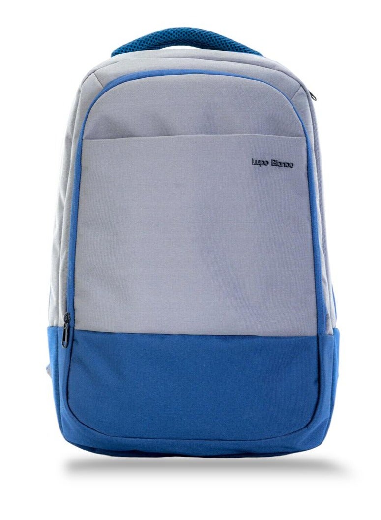 Lupo bianco XL Backpack - Grey X Blue  - Image 1