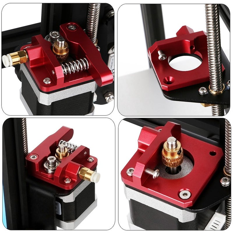 CHPOWER Creality Ender 3 Aluminum Extruder, Ender 3 Metal Extruder, Ender 3 Pro Extruder Upgrade MK8 Drive Feed Bowden Extruders for Ender-3 V2/ Ender-3 Pro/Ender-3 Max/CR-10/10S/ Ender 5/ ENDER5 Plus - Image 4