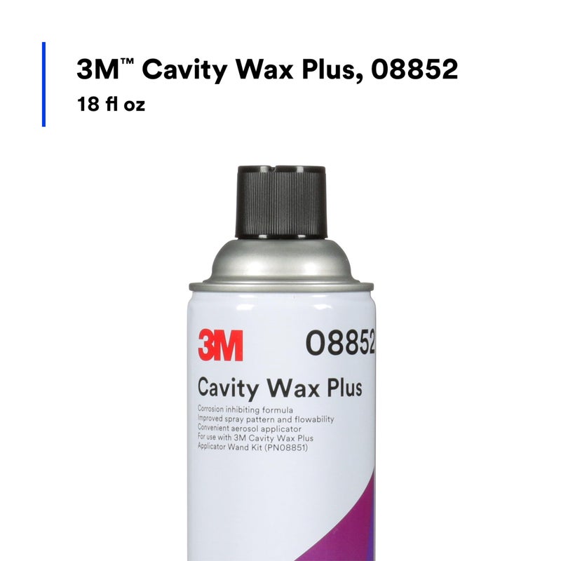 3M Cavity Wax Plus Aerosol Spray, 08852, 18 fl oz, Self-Healing, Corrosion Protection, Non-Hardening, Chipping, Peeling, Cracking - Image 2