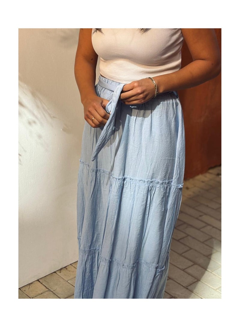 Pavo Azul Flamenco Skirt  - Image 2
