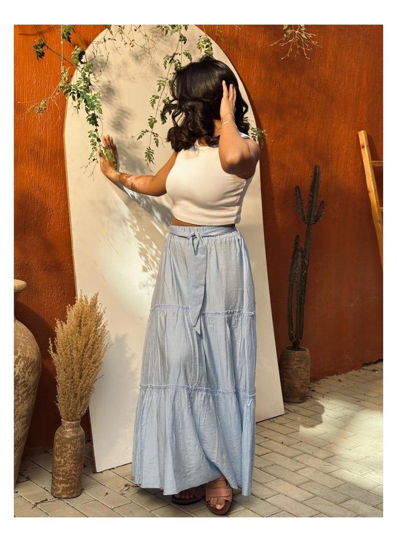 Pavo Azul Flamenco Skirt  - Image 1