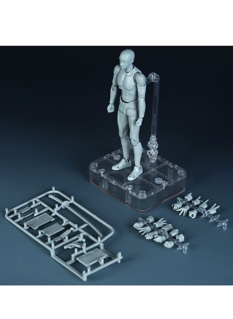 general PVC Action Doll Collection Mannequin Action Figure Action Figure Action Human Pose Sketch Painting Action Toy Male Character Model - Image 1
