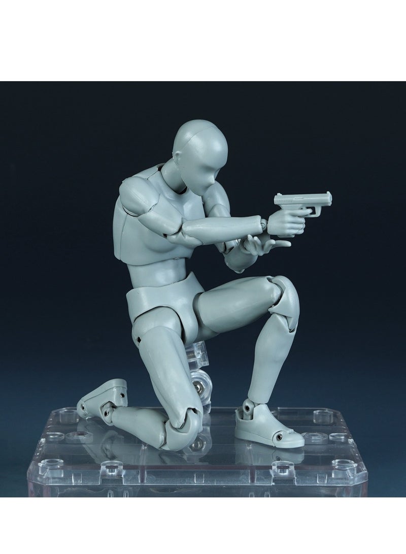 general PVC Action Doll Collection Mannequin Action Figure Action Figure Action Human Pose Sketch Painting Action Toy Male Character Model - Image 4