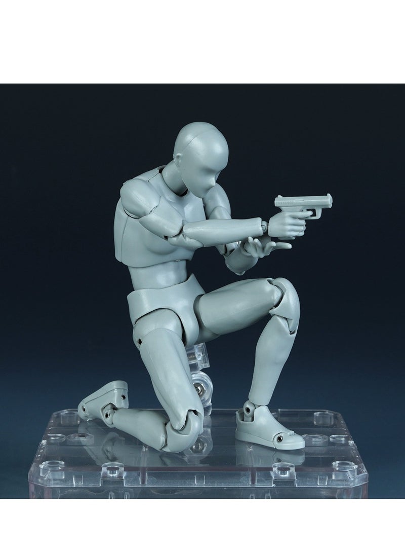 general PVC Action Doll Collection Mannequin Action Figure Action Figure Action Human Pose Sketch Painting Action Toy Male Character Model - Image 5