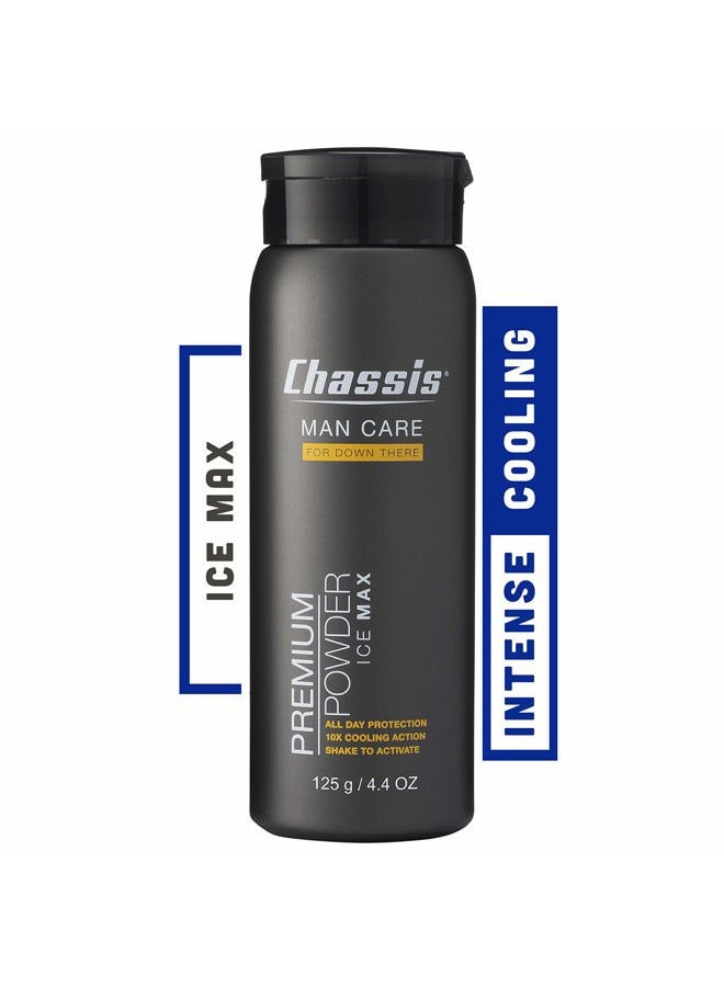 chassis بودرة الجسم الخالية من التلك للرجال - بريميوم آيس ماكس مع إحساس تبريد أقصى - Image 1