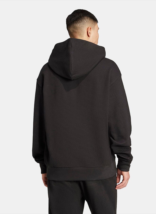 Adidas ALL SZN Waffle Knit Hoodie - Image 2