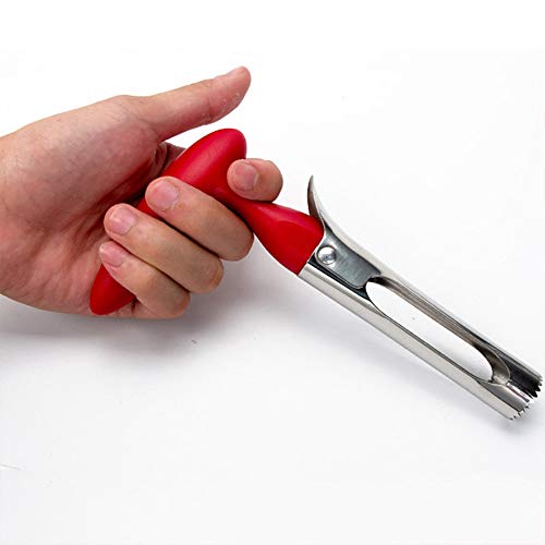 AKIRO apple Corer, Stainless Steel Kitchen Gadget Tool Fruit Seeder Core Remover Fruit Vegetable Tools Apple Pear Corer Easy Twist Fruits Tools Core Seed Remover - Image 4