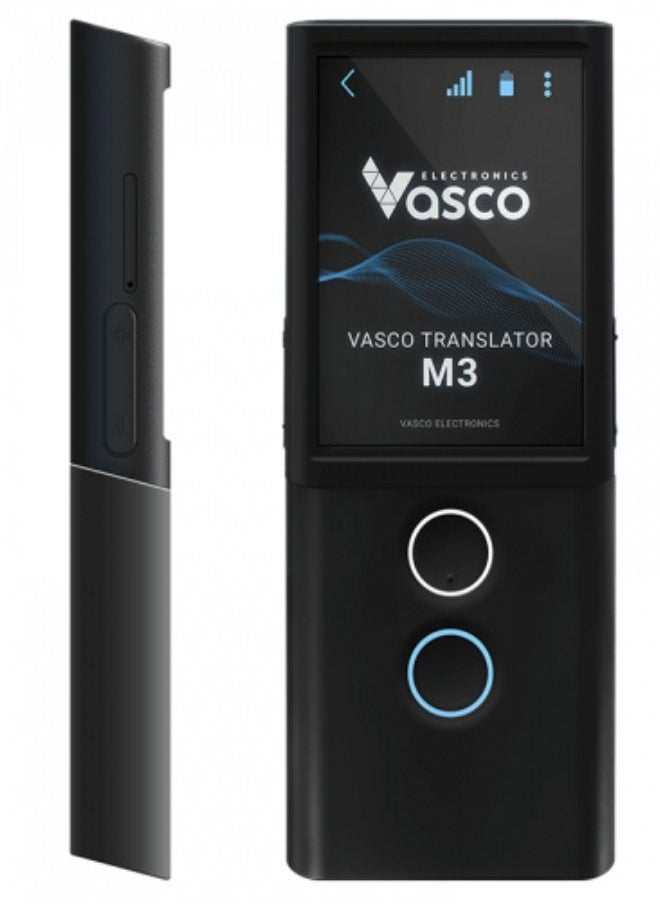 Vasco Electronics - Vasco Translator M3 Portable Two-Way Language Interpreter Black Pearl - Image 1
