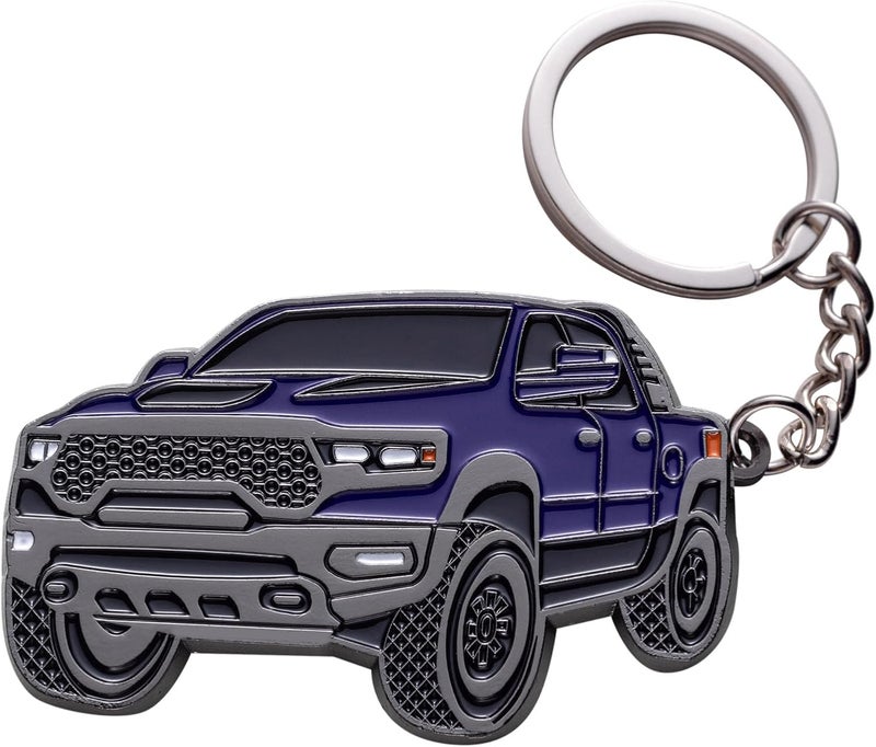 SINLAKUA Dodge RAM 1500 TRX Keychain - Hydro Blue - Image 1