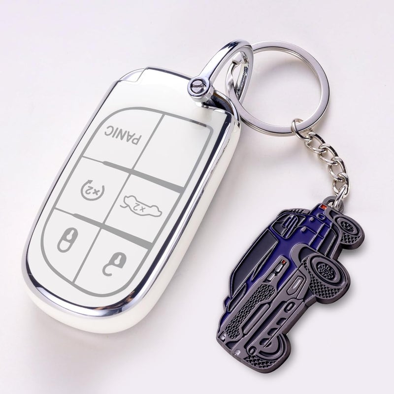 SINLAKUA Dodge RAM 1500 TRX Keychain - Hydro Blue - Image 4