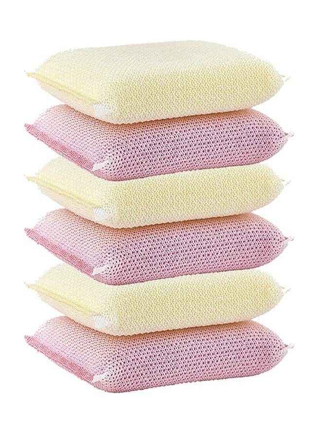 Superio Nylon Cleaning Pad, Dish Scrubbers, Multi Surface Scratch- Free Scour Sponge for Stainless Steel, Copper cookware, China, Dishes and plasticware (6) - Image 1
