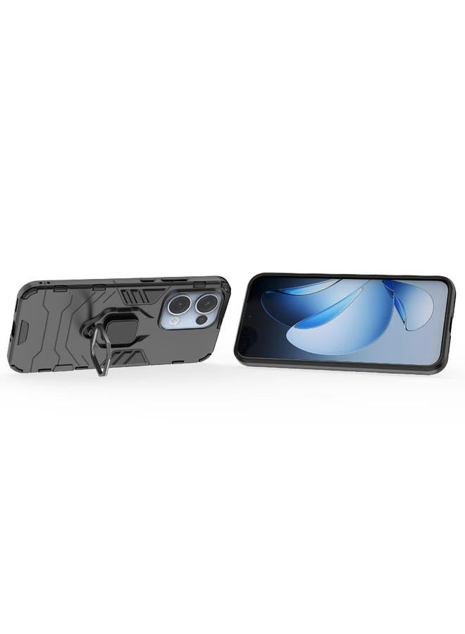 S-TOP Case For OPPO Reno13 5G Global Magnetic Ring Holder PC + TPU Phone Case - Image 4