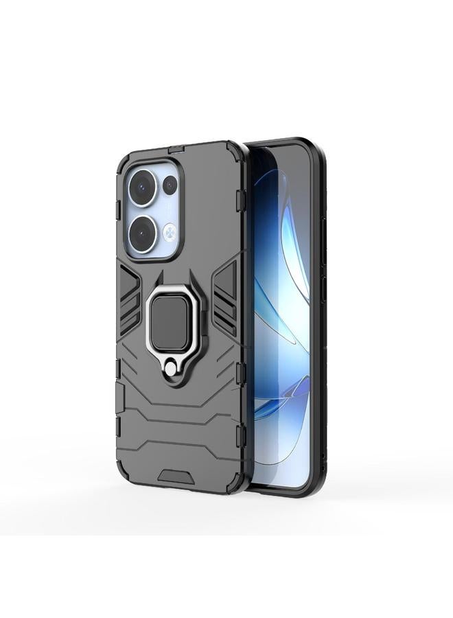 S-TOP Case For OPPO Reno13 5G Global Magnetic Ring Holder PC + TPU Phone Case - Image 1