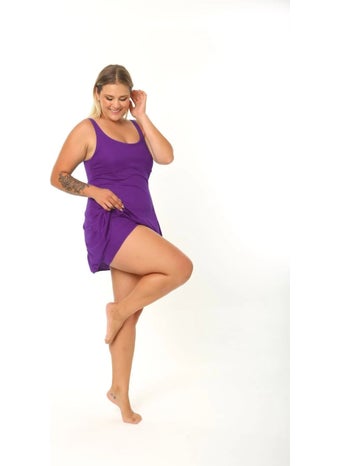 Swana Plus Size Swimsuit with Shorts and Skirt  - Image 1