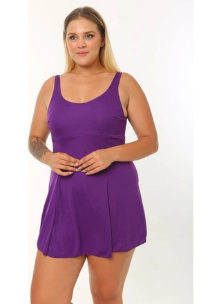 Swana Plus Size Swimsuit with Shorts and Skirt  - Image 5