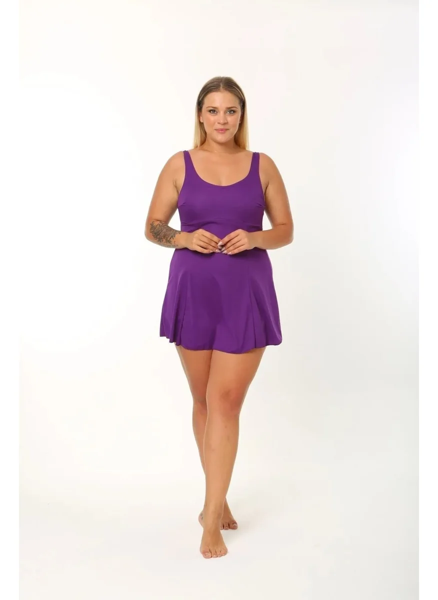 Swana Plus Size Swimsuit with Shorts and Skirt