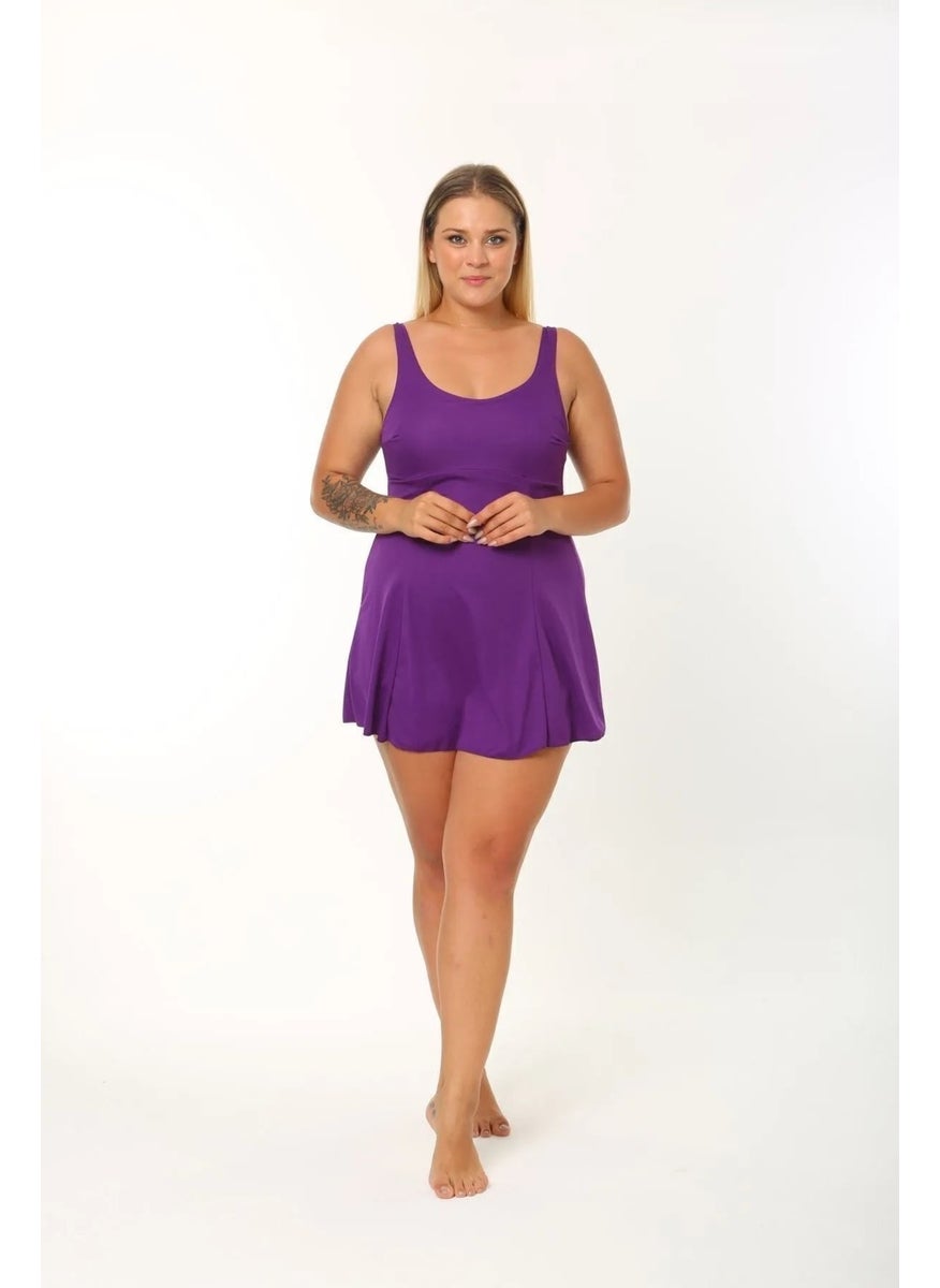 Swana Plus Size Swimsuit with Shorts and Skirt  - Image 2