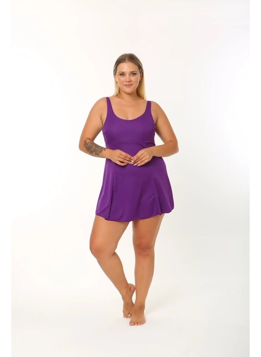 Swana Plus Size Swimsuit with Shorts and Skirt  - Image 4