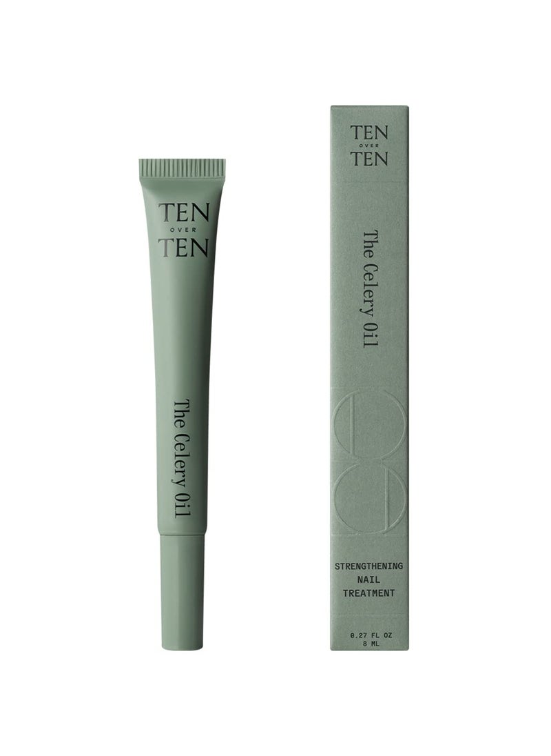 Tenoverten tenoverten  The Celery Oil Cuticle Treatment  Clean Natural NonToxic Nail Care 027 fl oz  8 mL 