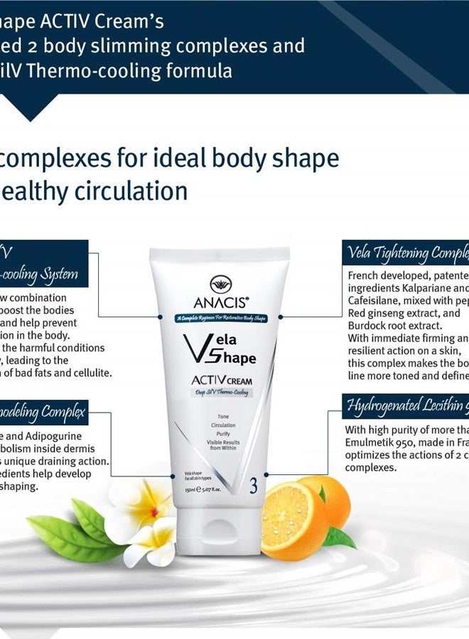 Anacis Cellulite Control Cream Active Body Contour Firming Tightening Toning. Anacis 5.07Oz - Image 5