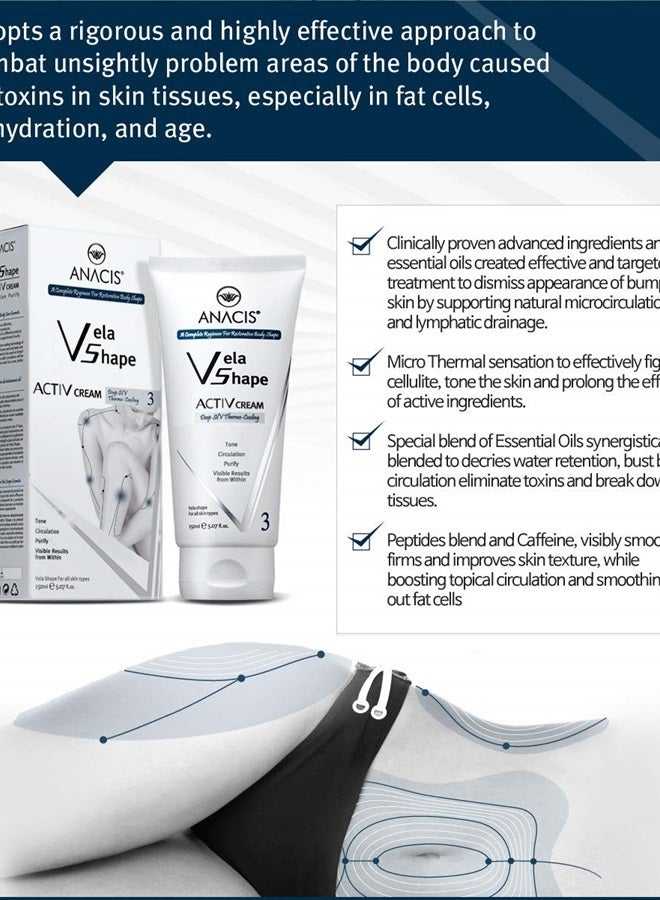 Anacis Cellulite Control Cream Active Body Contour Firming Tightening Toning. Anacis 5.07Oz - Image 3